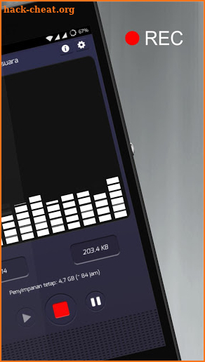 Audio Recording app screenshot