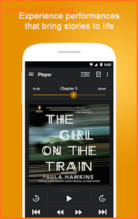 Audiobooks from Audible screenshot