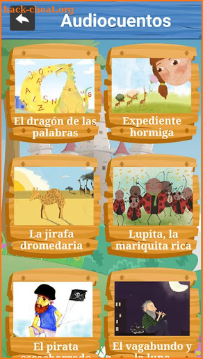 Audiocuentos infantiles cortos screenshot