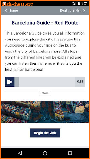 Audioguide BCN screenshot