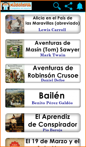 Audiolibros completos en español screenshot