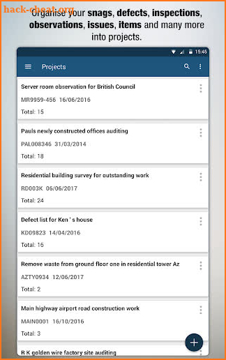 AuditBricks - Site Auditing, Snagging & Punch List screenshot