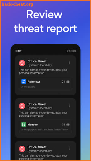 Aura Antivirus - Virus & Malwa screenshot