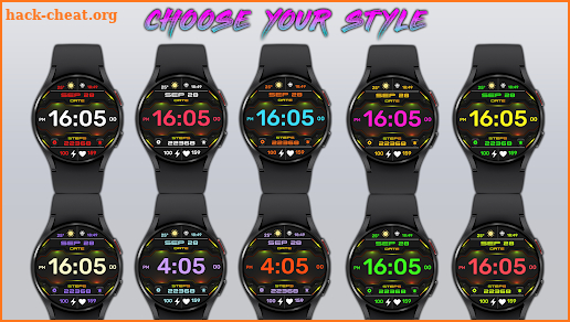 Aura Digital Watch Face screenshot