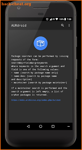 AURdroid screenshot