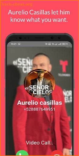 Aurelio casillas  - Fake Call screenshot