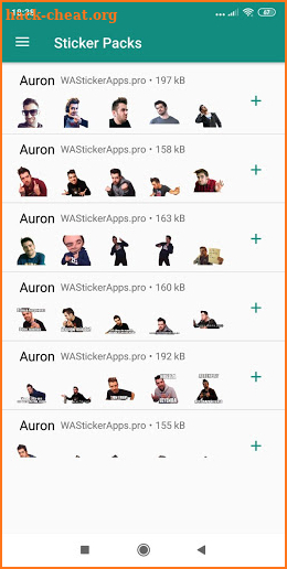 AURONPLAY WASTICKERS: MEME STICKERS APP screenshot