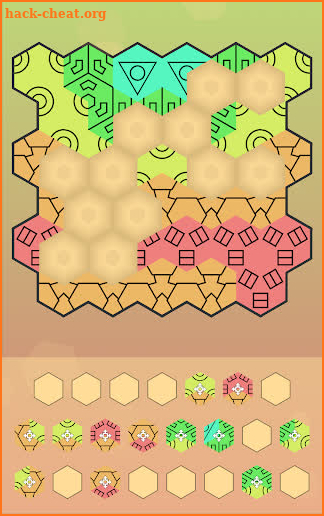 Aurora Hex - Pattern Puzzles screenshot