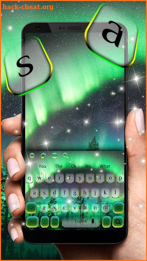 Aurora Keyboard Theme screenshot