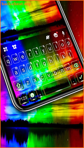 Aurora Nothern Lights Keyboard Theme screenshot