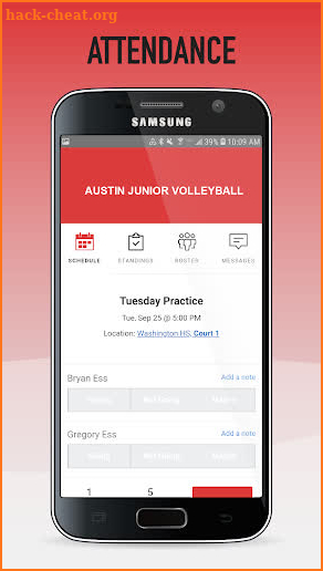 Austin Junior Volleyball screenshot