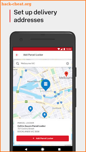 Australia Post screenshot