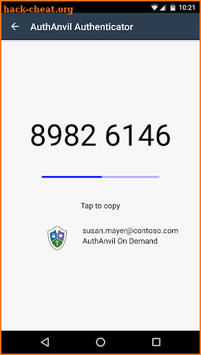 AuthAnvil Authenticator screenshot