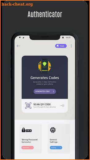 Authenticator screenshot