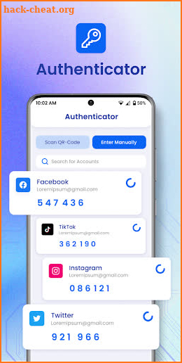 Authenticator 2FA Two Factor screenshot