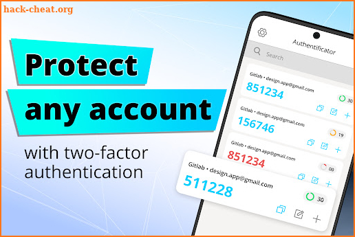 Authenticator screenshot