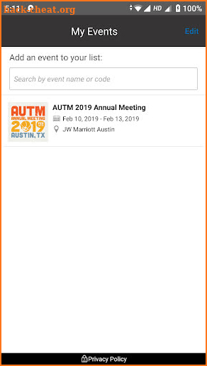 AUTM Connect screenshot