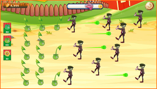 Auto Battle - Zombie Vs Fruit  screenshot