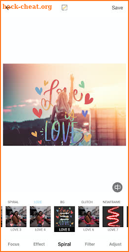 Auto Blur Background Photo Editor - Glitch BG,Neon screenshot