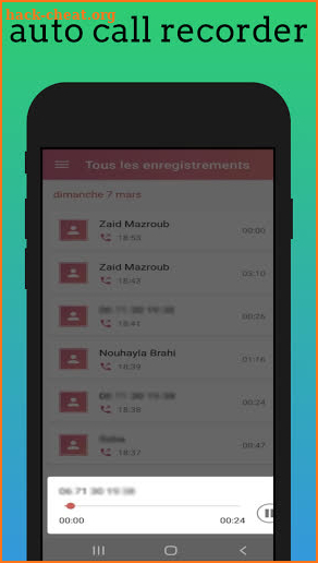 Auto Call Recorder - Recording screenshot