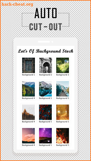 Auto Cut-Out : Auto Background Changer & Removal screenshot