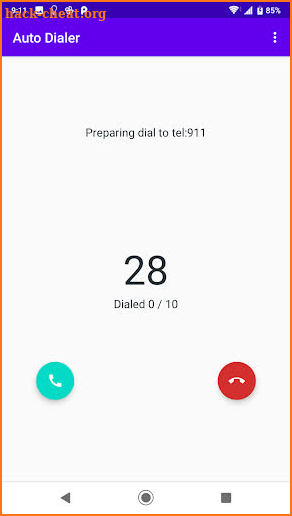 Auto Dialer Free screenshot