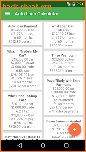 Auto Loan Calculator screenshot