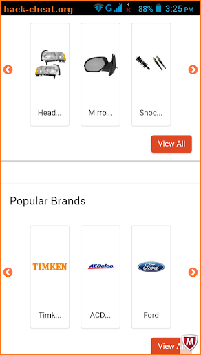 Auto Parts USA screenshot