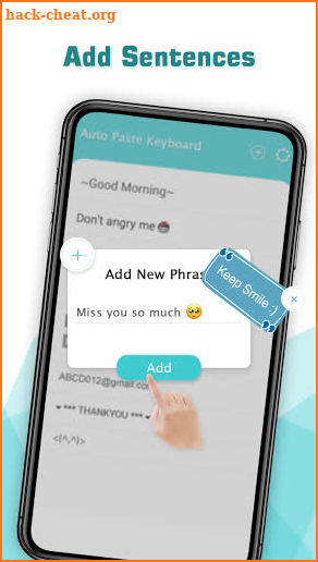 Auto Paste Keyboard - AutoSnap Keyboard screenshot