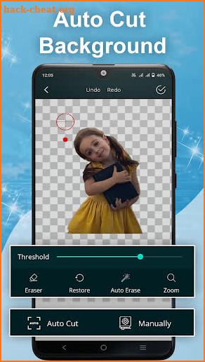 Auto photo background changer screenshot