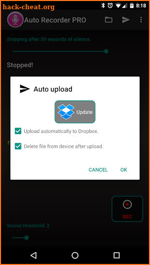 Auto Recorder PRO screenshot