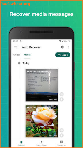 Auto Recover: Recover Deleted Messages screenshot