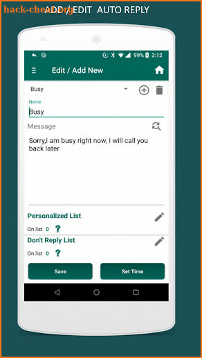 Auto Reply for WA Messages, Social Autoresponder screenshot