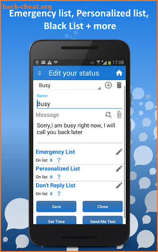 Auto Reply Text Message - Autoresponder- Auto SMS screenshot