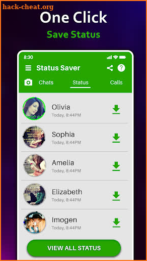 Auto Status saver Download : Repost Statues All screenshot