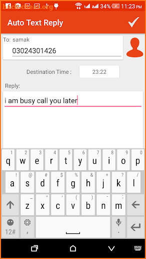 Auto Text Reply-Auto responder,SMS Auto Reply screenshot