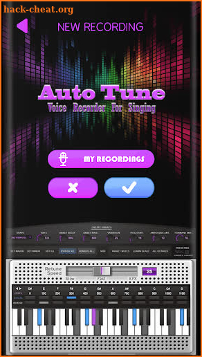 Auto Tune Voice Recorder For Singing screenshot