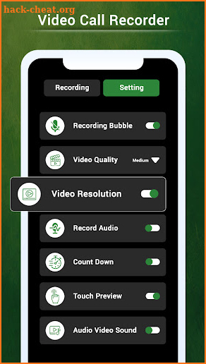 Auto Video Call Recorder screenshot