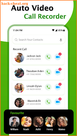 Auto Video Call recorder screenshot