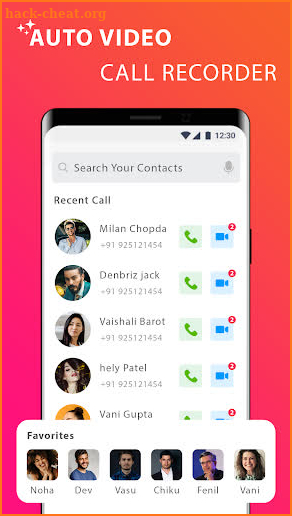 Auto Video Call recorder screenshot