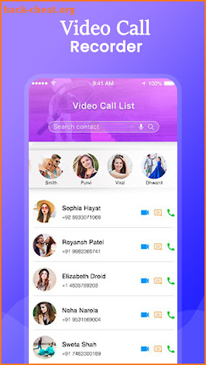 Auto Video Call Recorder screenshot