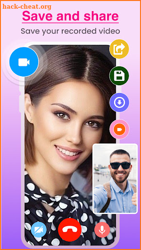 Auto video call recorder screenshot