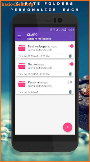 Auto Wallpaper Changer (CLARO Pro) screenshot