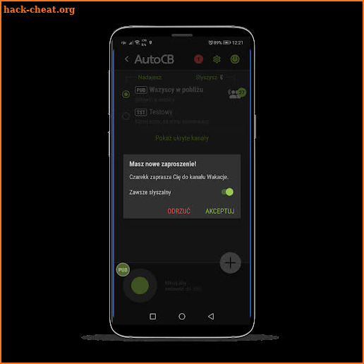 AutoCB screenshot