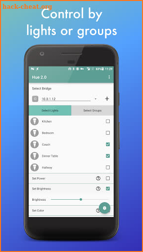 AutoHue (Tasker Plug-in) screenshot