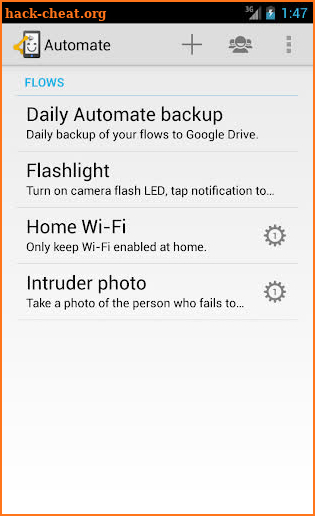 Automate settings permissions screenshot