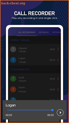 Automatic All Call Recorder screenshot