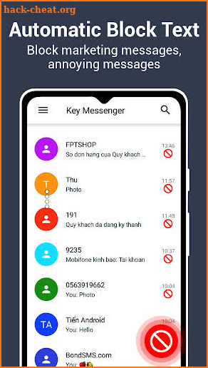 Automatic Block Text & Blocker Spam SMS screenshot
