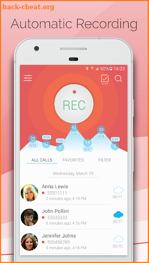 Automatic Call Recorder & Hide App Pro - callBOX screenshot