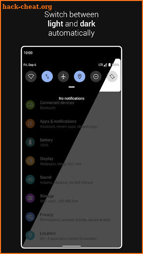 Automatic Dark Theme for Android 10 screenshot